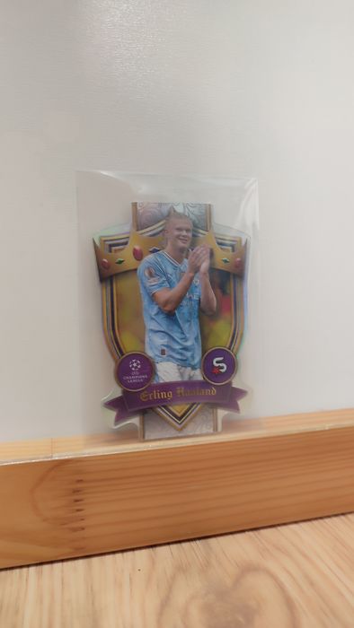 Carta Topps UCL Super-Stars 23/24 Nr.ROY-2 Erling Haaland Royal Chrome