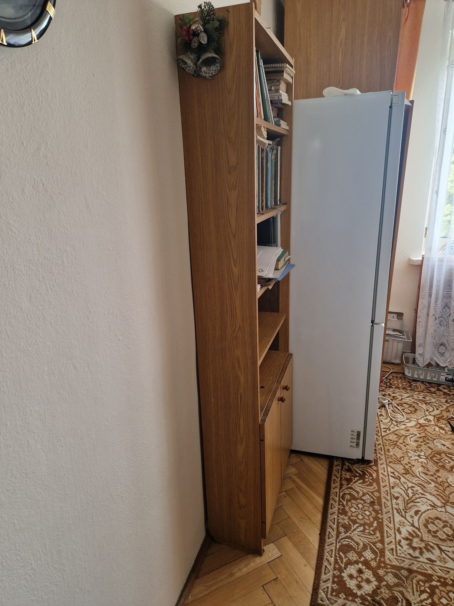 Regał, szafka,witrynka, słupek vintage PRL