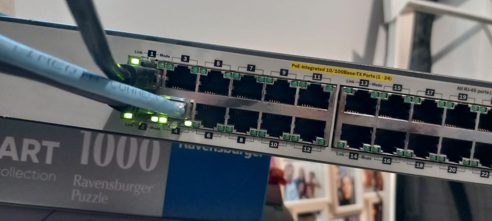 Switch HP PoE 24 portas