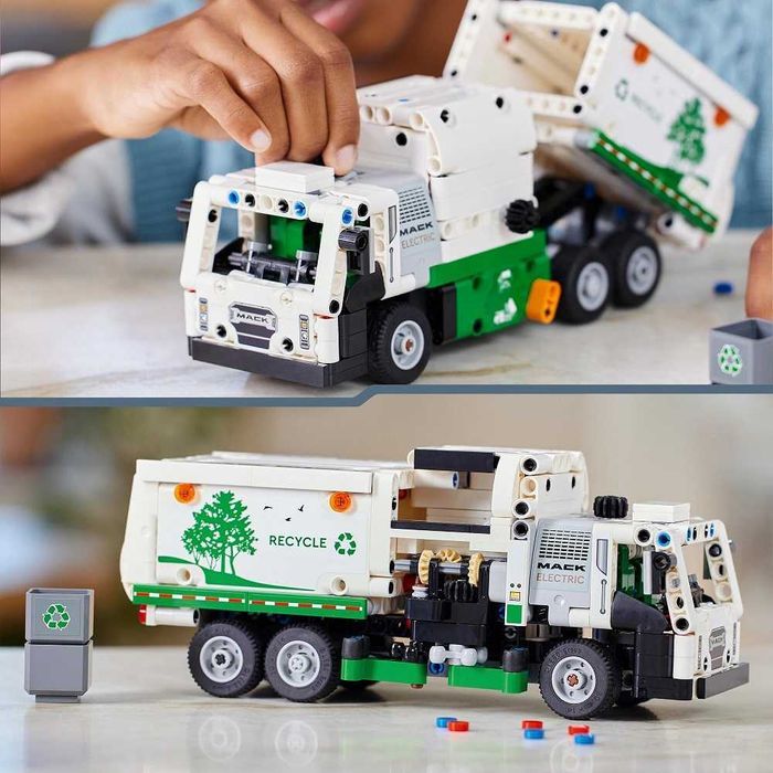 Klocki Lego Technic 42167 Śmieciarka Mack LR Electric