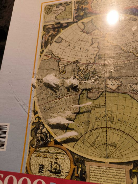 Puzzle Clementoni 6000 - Antique nautical map