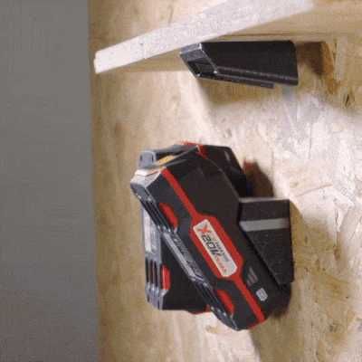 Suporte de parede ou prateleira para baterias Parkside PAP 20