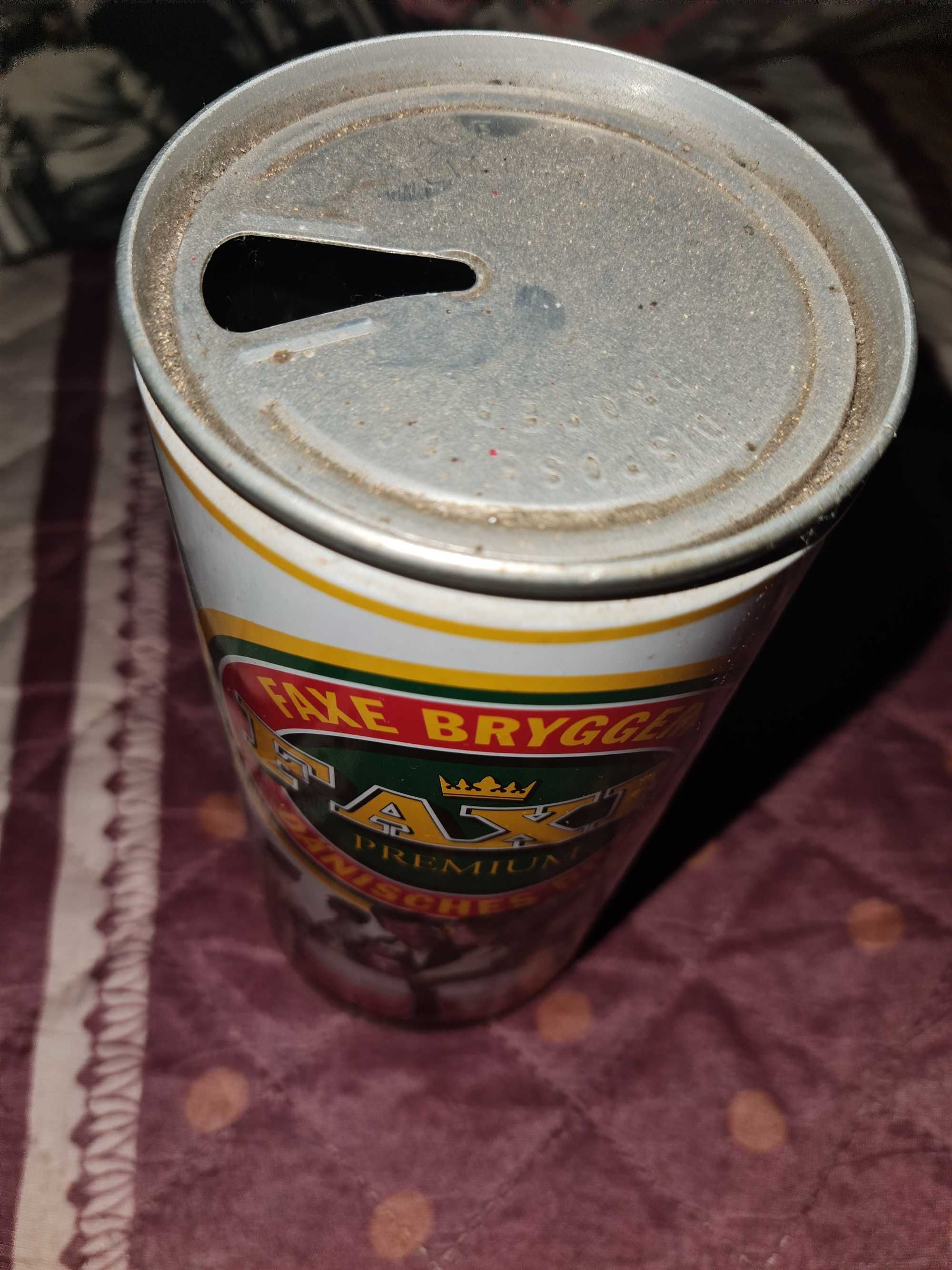 Puszka FAXE z lat 90 XX w.