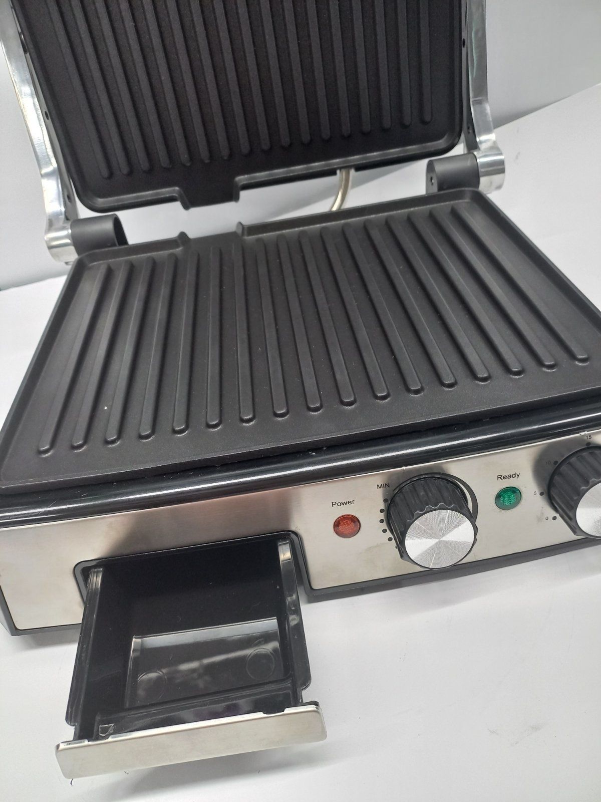 Гриль двусторонний прижимной Rainberg RB-2282 3800W с таймером
