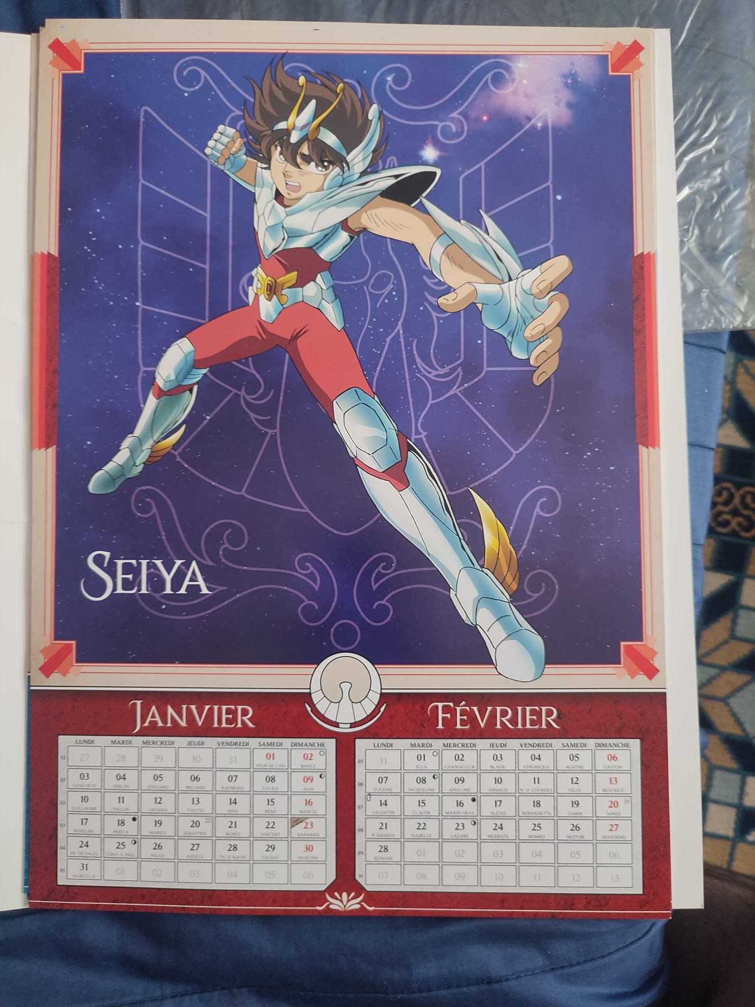 Calendário Saint Seiya 2022 – Edição de Colecionador – Como Novo