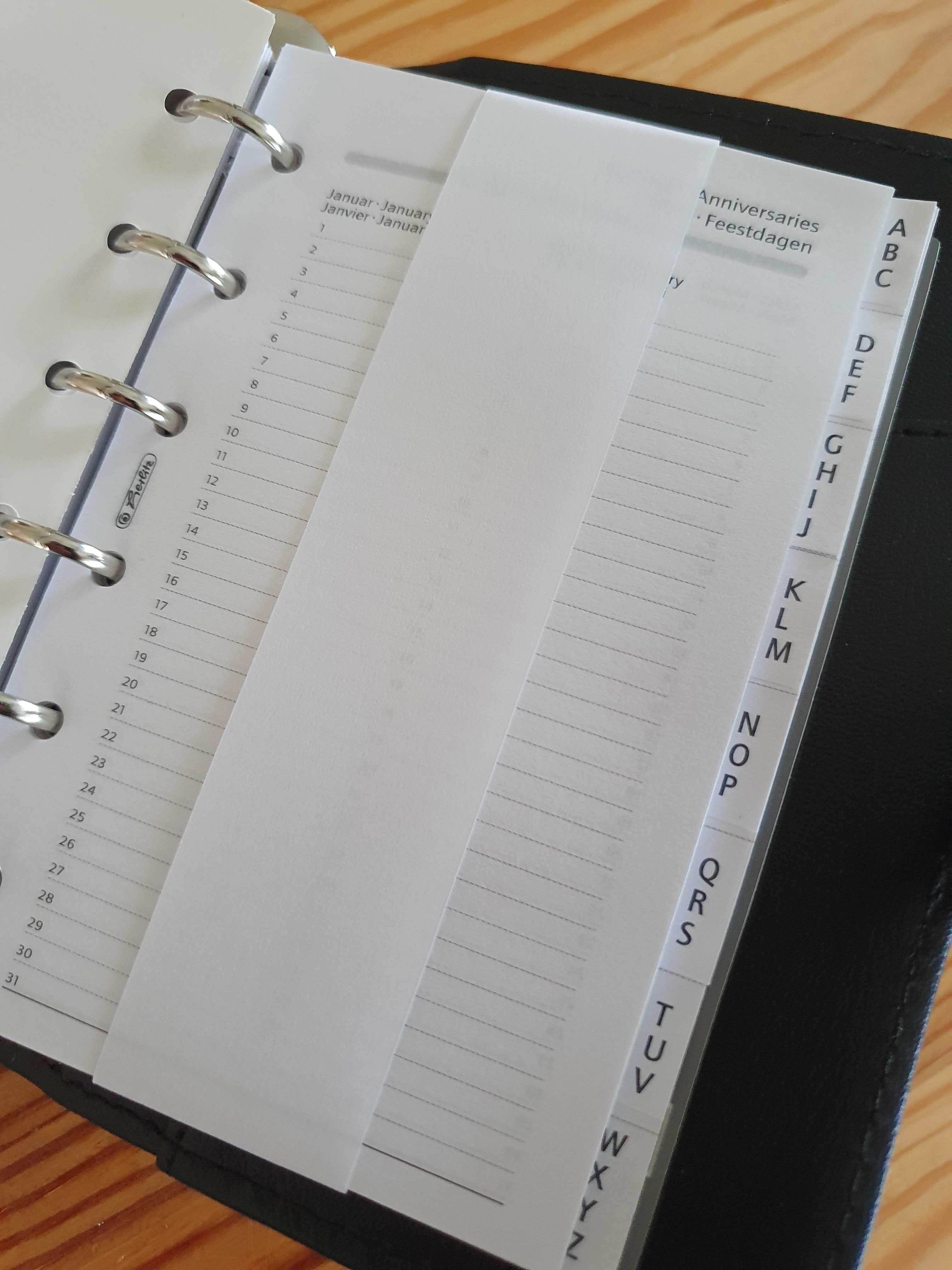 Czarny organizer Herlitz