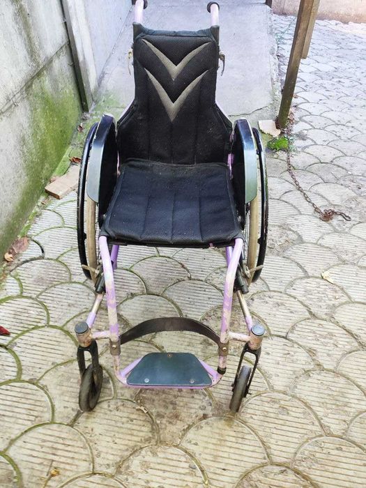 Титановая инвалидная коляска Tanta plyus. Для активных пользователей.