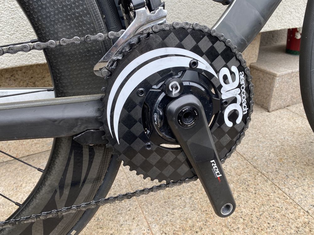 BMC TM01 di2 rower do jazdy na czas. Pomiar mocy.