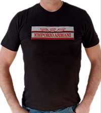 ARMANI T-SHIRT koszulka czarna r. M,L,XL,XXL,3XL