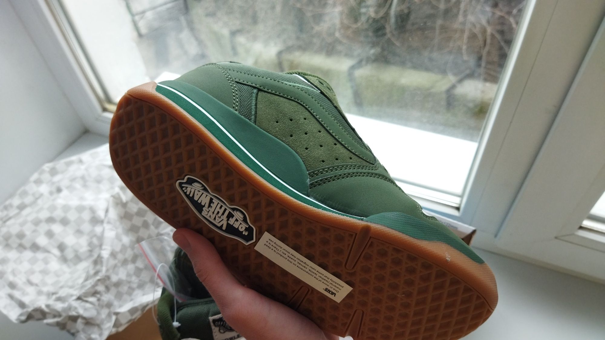 Жіночі та чоловічі кросівки Vans Rowley XTL green