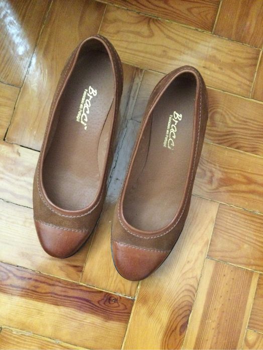 Sapatos cor camel T36