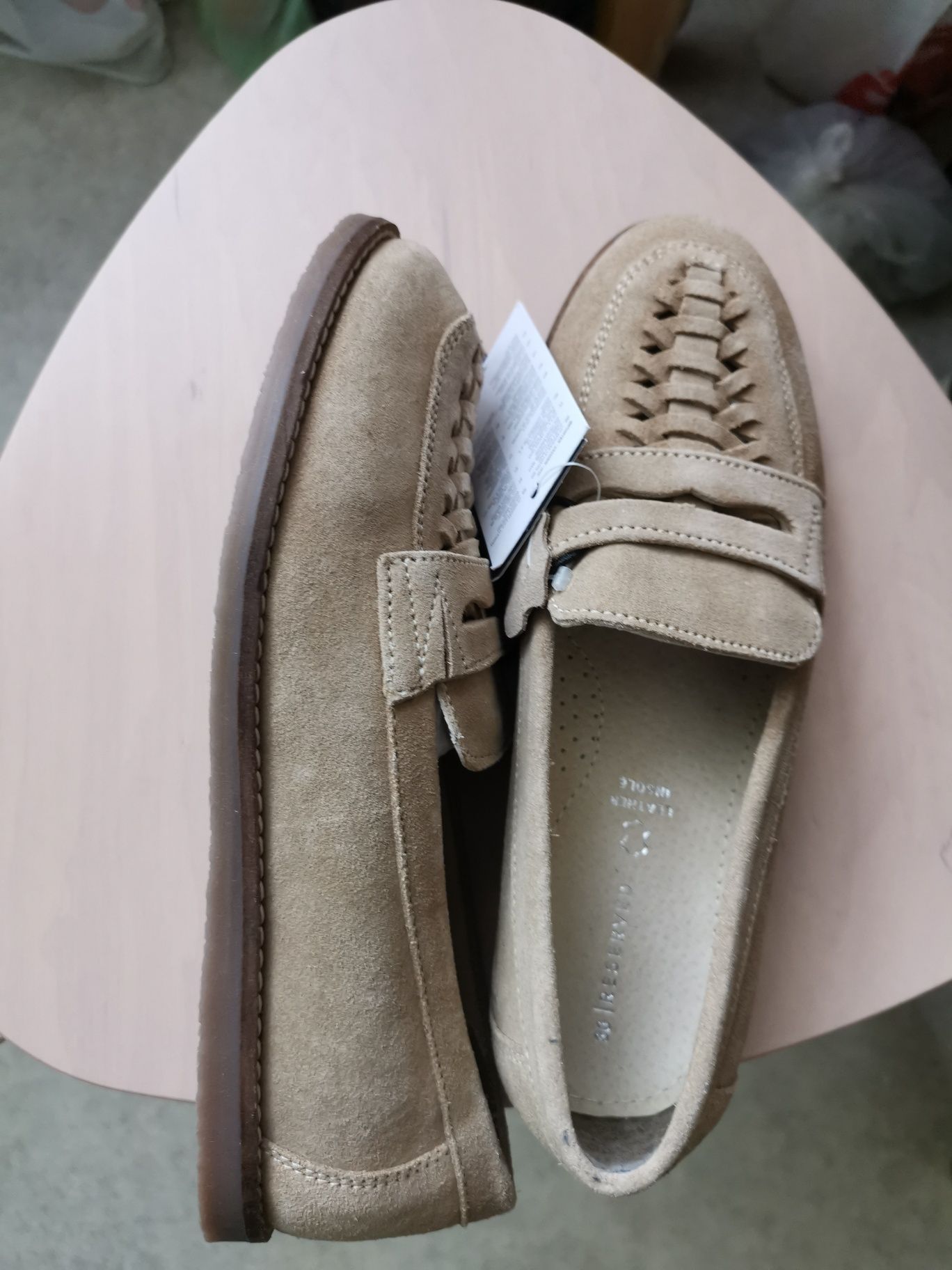Мокасини туфлі reserved замш 36,5-37