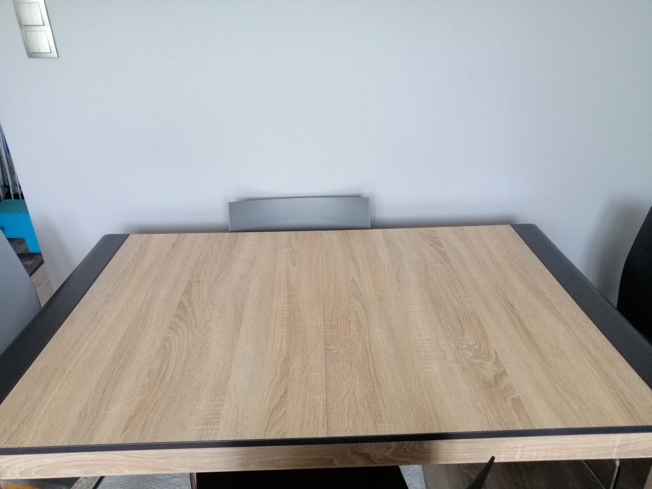 Stół Dąb Sonoma 135/82 +50 cm.