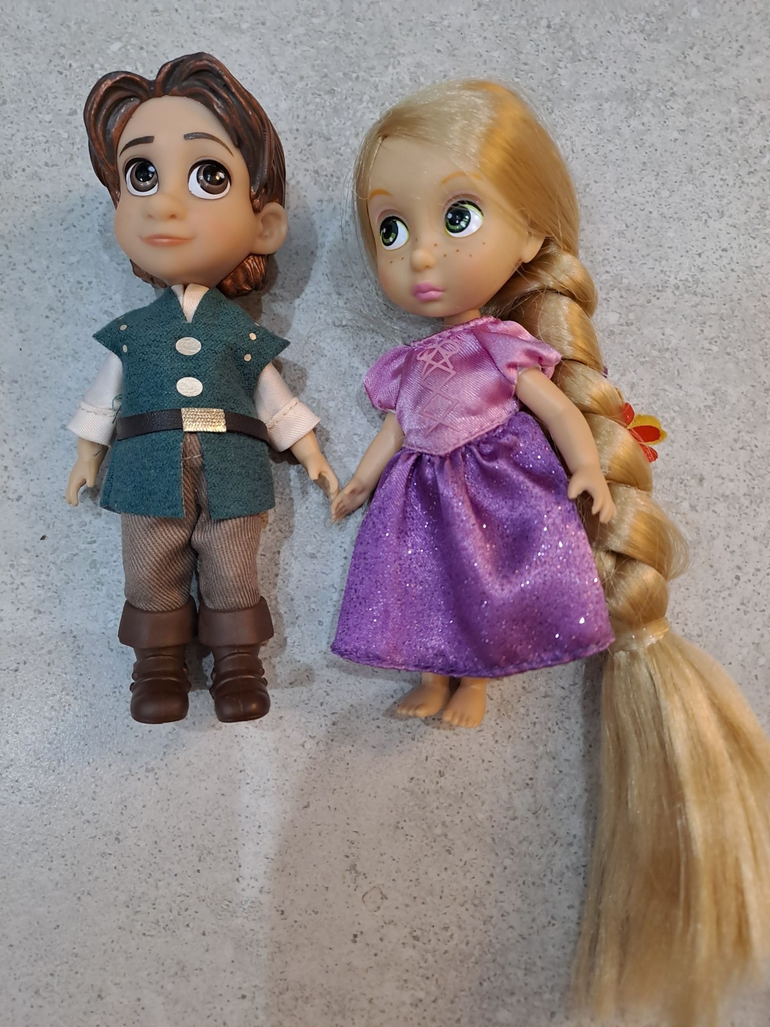 Disney animators,  Zaplatani, Roszpunka, Flynn Rider, mini laleczki