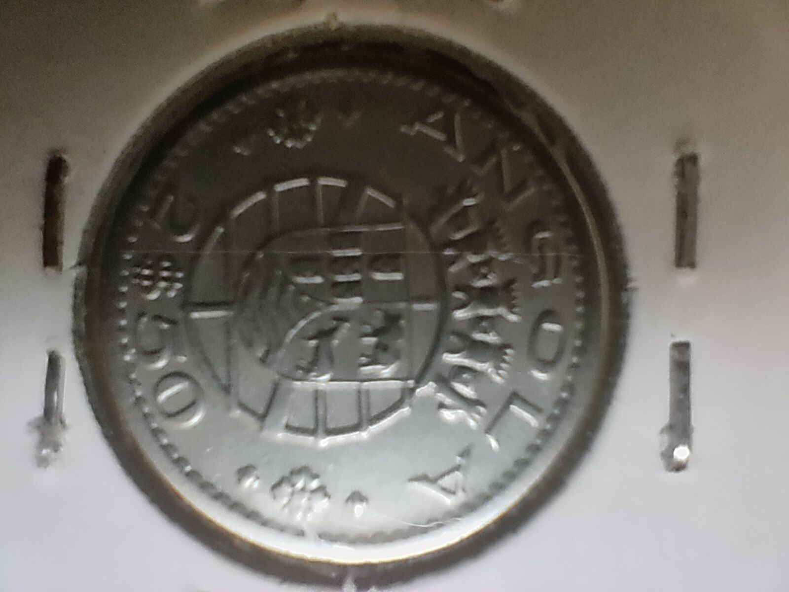 Moeda de 2,5 escudos 1956 angola