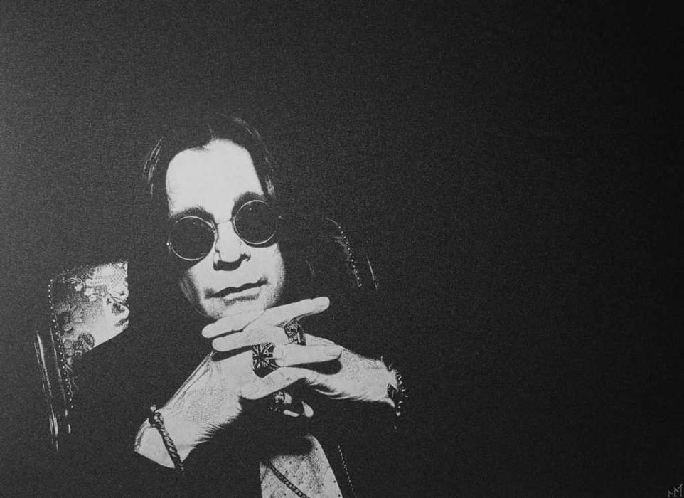 Ozzy Osbourne | obraz na blasze... Grawerka