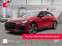 Audi S3 DOSTĘPNE OD RĘKI| Audi S3 Sportback TFSI 245 kW (333 KM) S tronic DEMO
