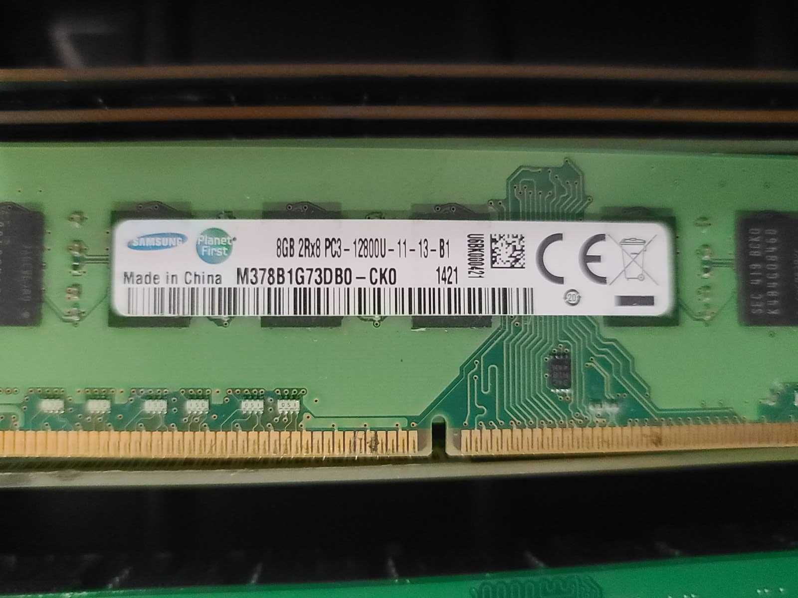 Оперативная Память DIMM DDR3 8GB 12800U 1066-1600MHz Unbufered