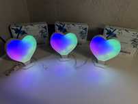 Lampka Nocna LED RGB Serce