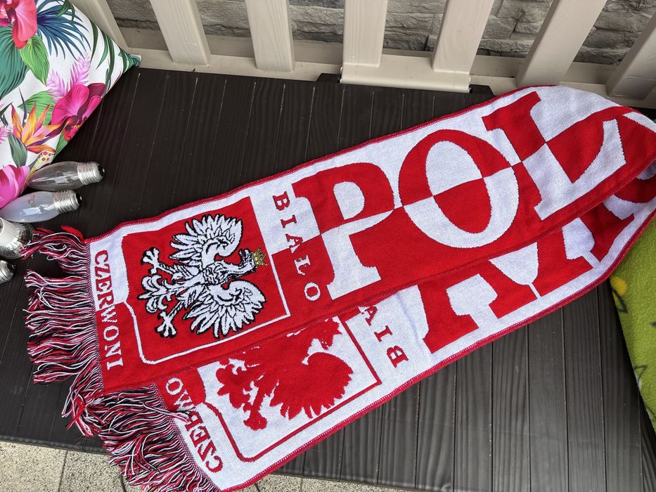 Szalik dla kibica Polska Kibicowski NOWY