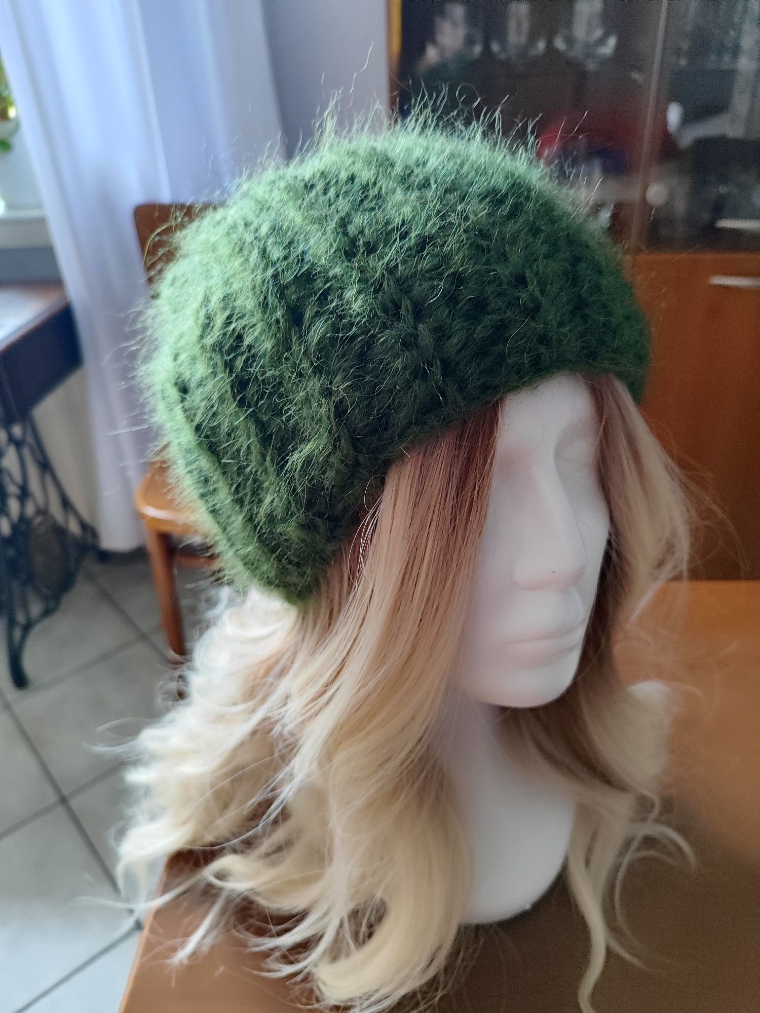 Czapka modna moher