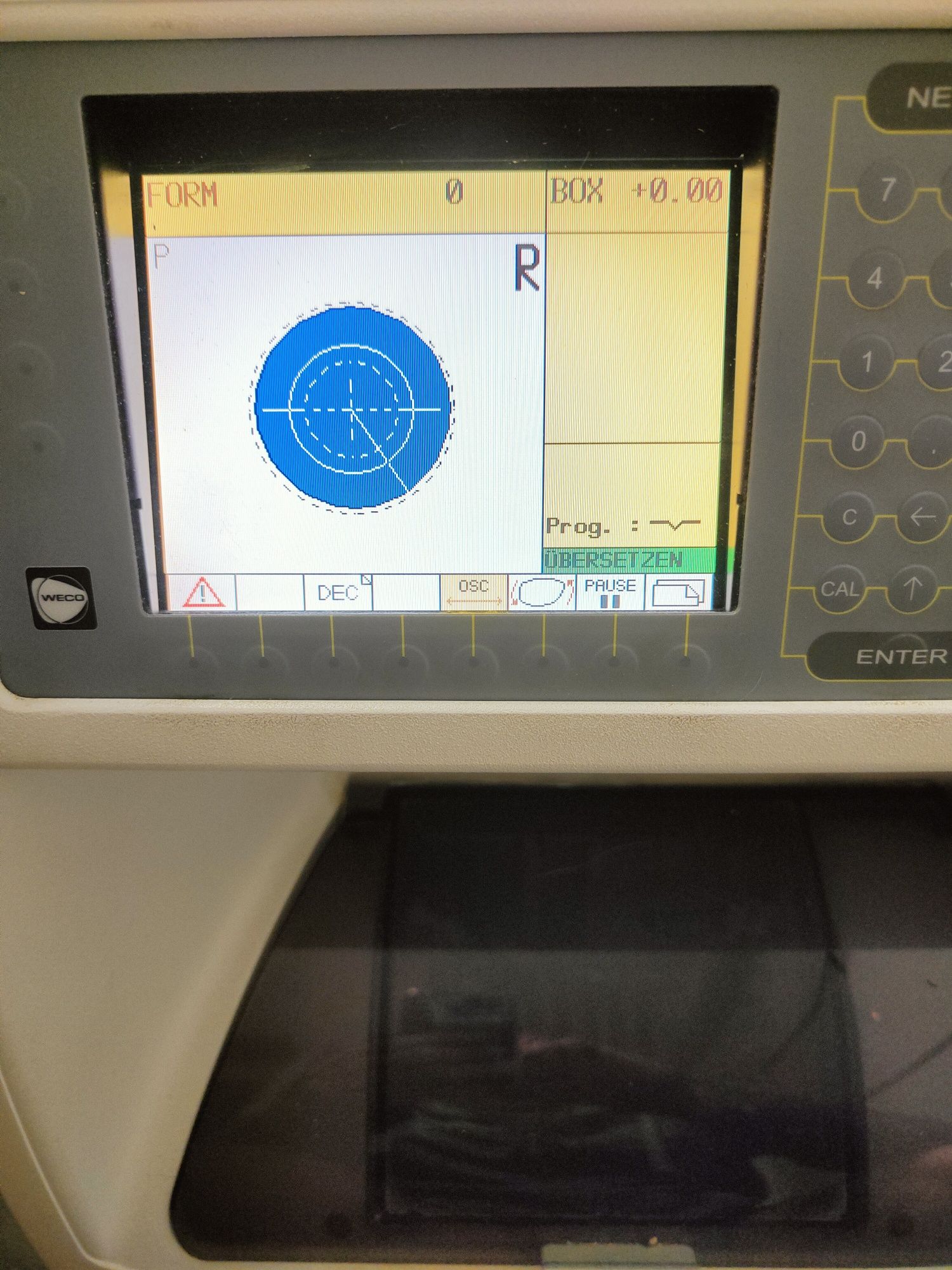 Weco Edge 450 automat szlifierski, jak Briot czy Essilor