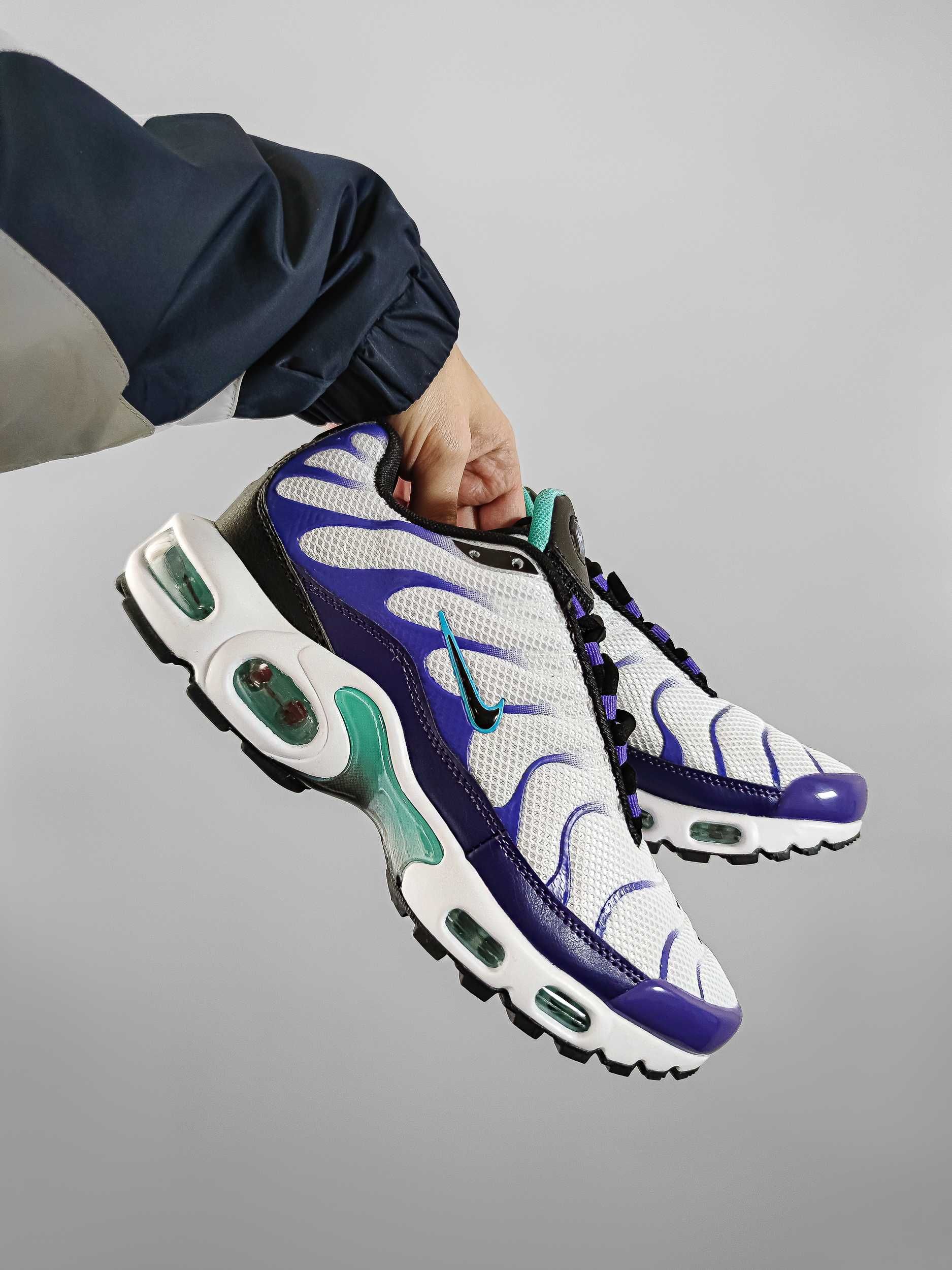 !SALE! Nike Air Max TN Plus White Blue 40 41 42 43 44 45 46 найки тн