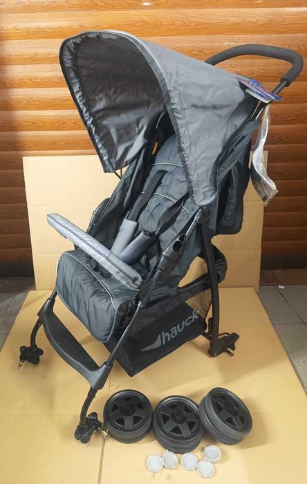 Hauck SPORT Wózek spacerowy, spacerówka Szara, Do 18 kg, powystawowa