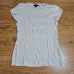 Calvin Klein Jeans t-shirt koszulka biała z napisem r. S