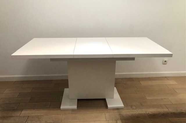 Biały stół rozkładany nowoczesny
