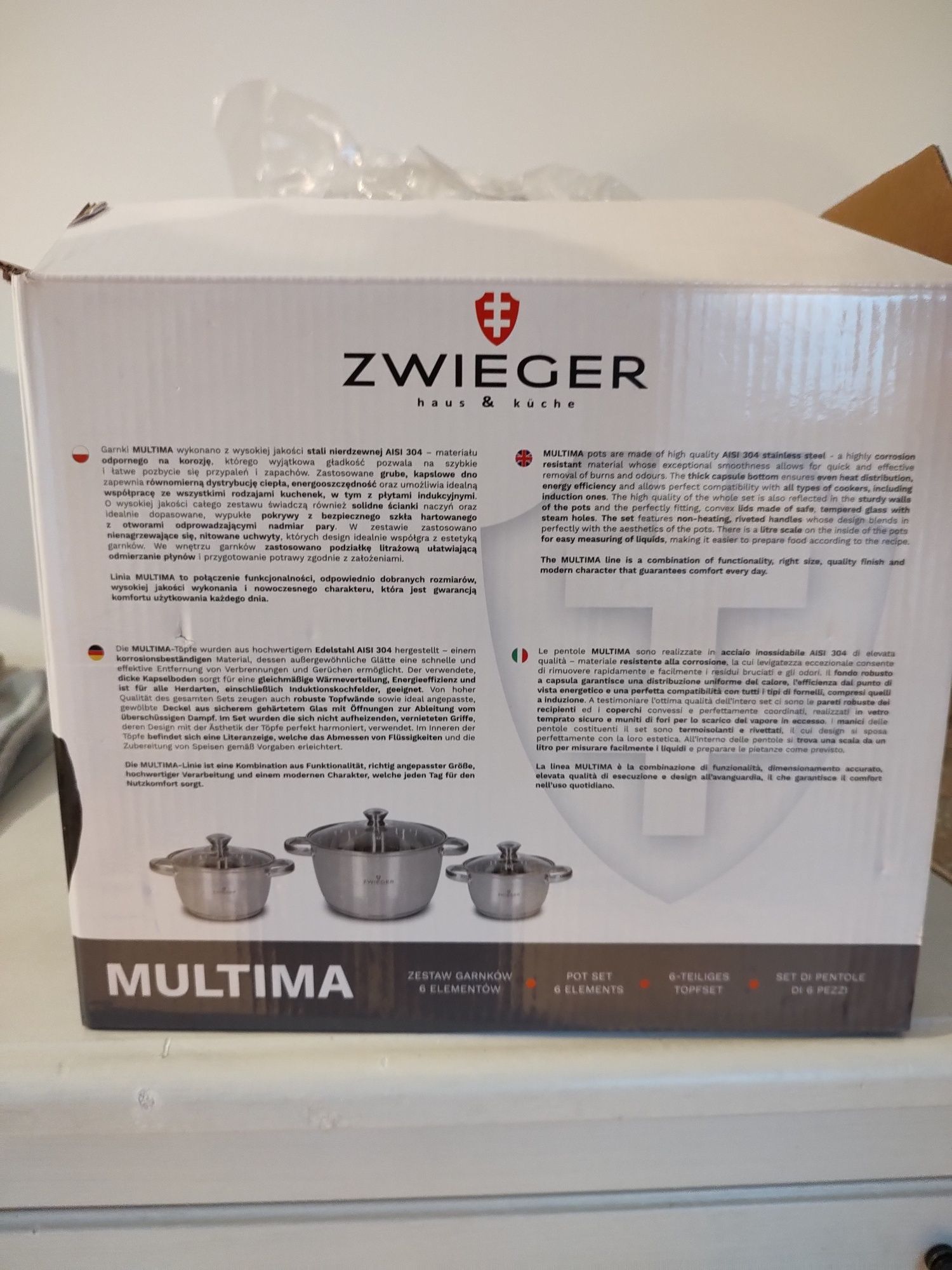 Zestaw garnków Zwieger Multima 6 elementów
