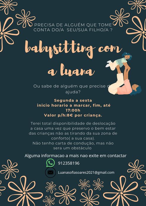 Serviço babysitting