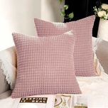 Komplet poszewek 2 sztuki 60 cm x 60 cm Róż