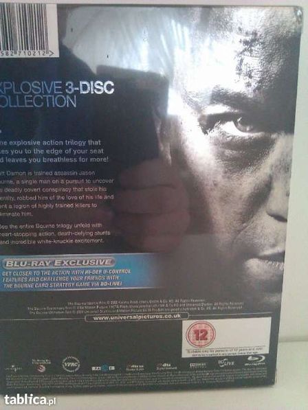 Ultimate Bourne Collection Tożsamość, Krucjata, Ultimatum Bourne'a BR