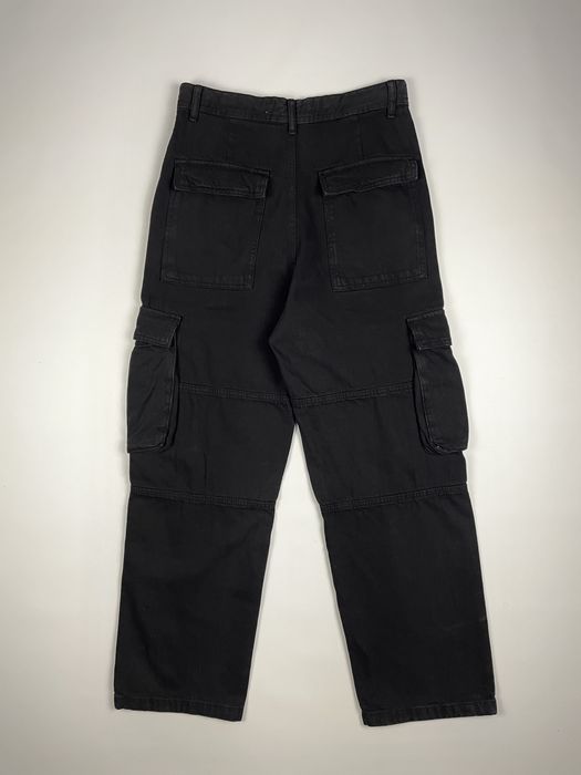Штани Bershka Cargo Relaxed Fit (S / M / L) Чорні Оригінал Карго