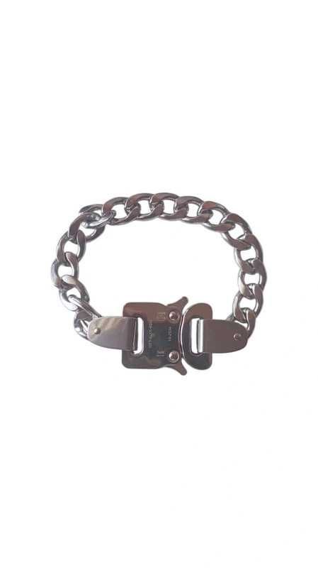 1017 ALYX 9SM bracelet bransoletka srebrna metalowa opium swag y2k