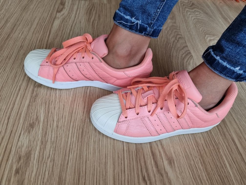 OFERTA PORTES-Ténis Adidas Superstar Rosa Coral Ed.Especial (Nr36e2/3)