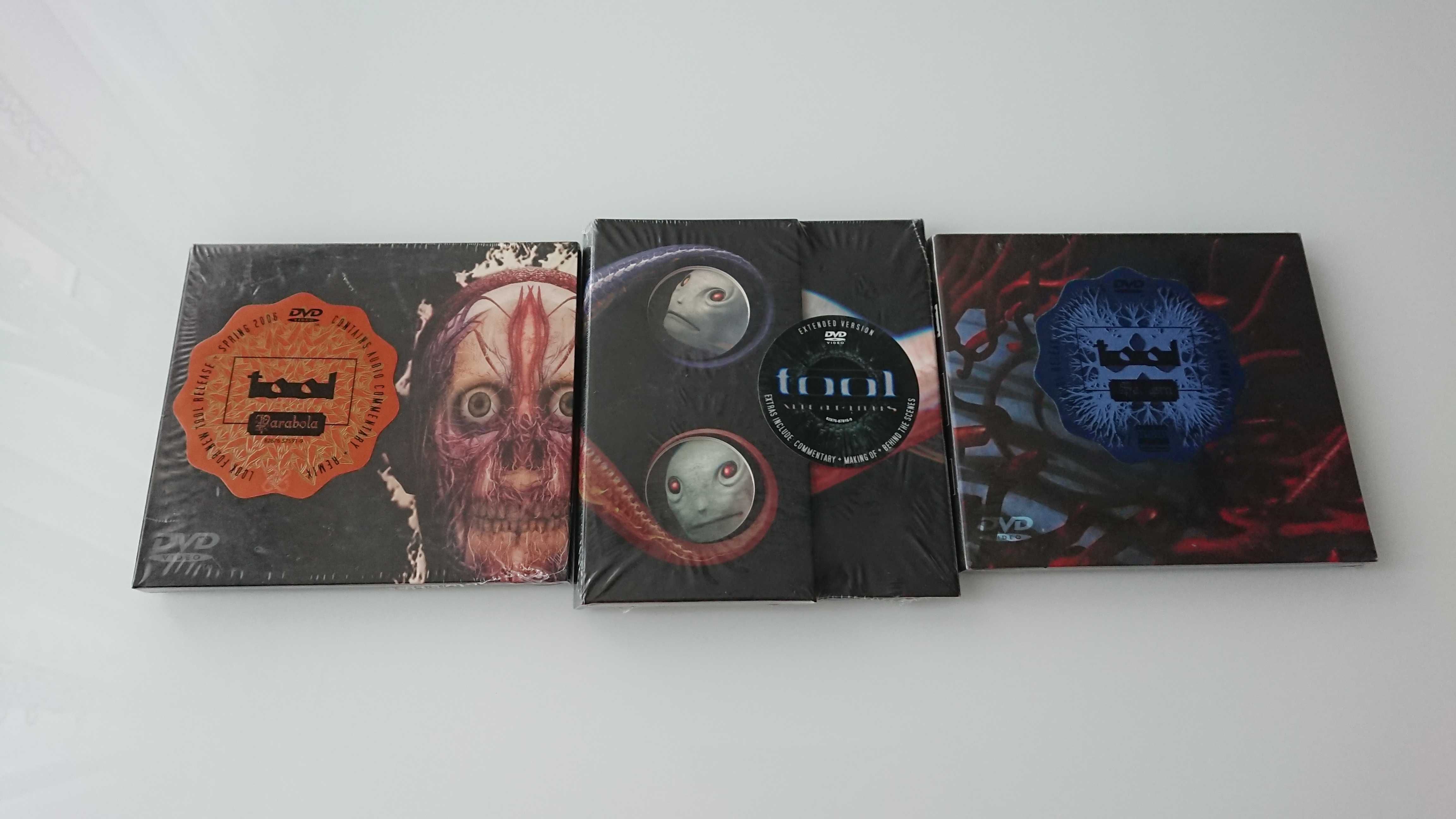 TOOL Schism Parabola Vicarious USA *NOWE* CD DVD Folia Sticker Volcano