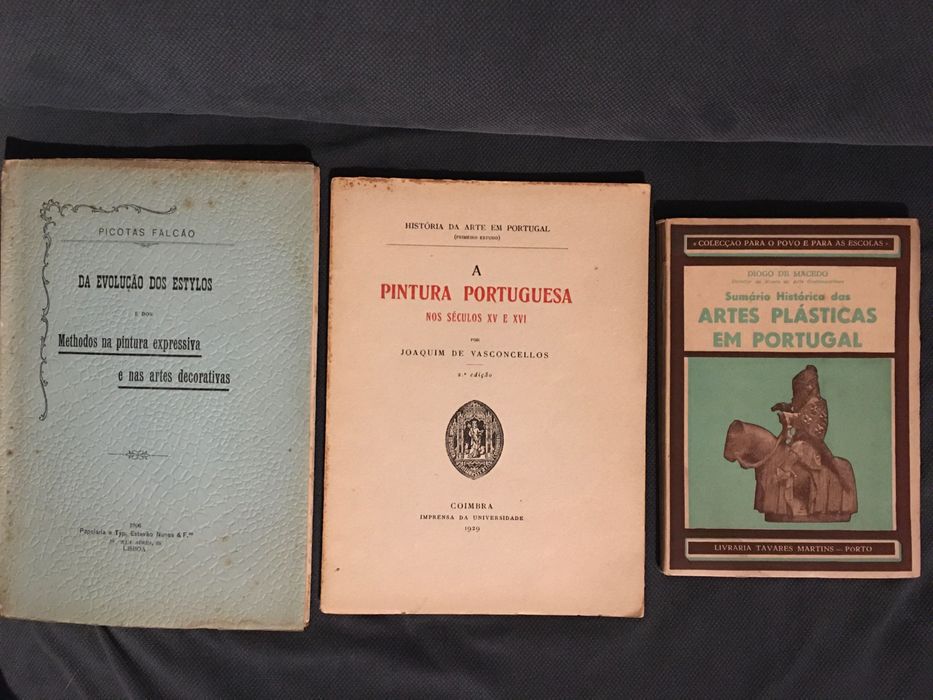 Evolução dos Estylos/ Pintura Portuguesa/ Sumário Artes Plásticas