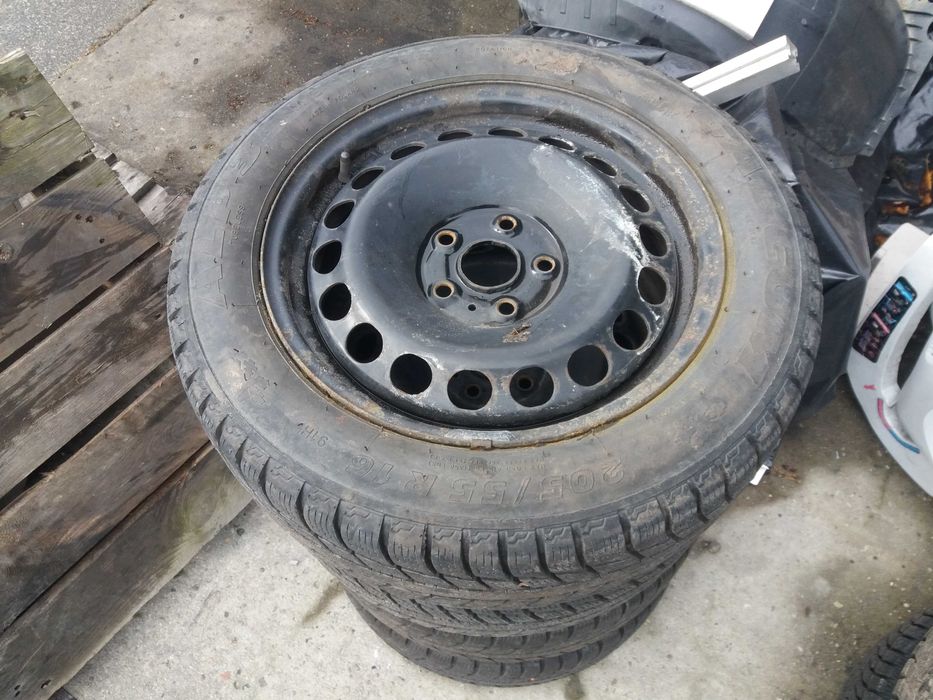 koła felgi opony zimowe VW Golf V Touran Passat B5 B6 B7 Caddy 16"