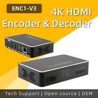 HDMI Video Encoder Decoder 4K30 1080P NDI HX SRT RTMP RTSP Live Stream