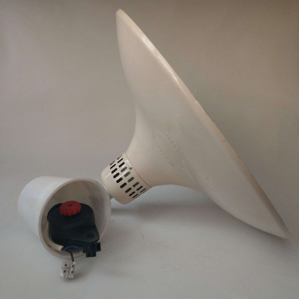 Lampa wisząca, opuszczana, metalowa, stara, loft, vintage