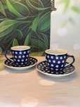 Filiżanki ceramiczne cappuccino komplet 2 szt ceramika Bolesławiec