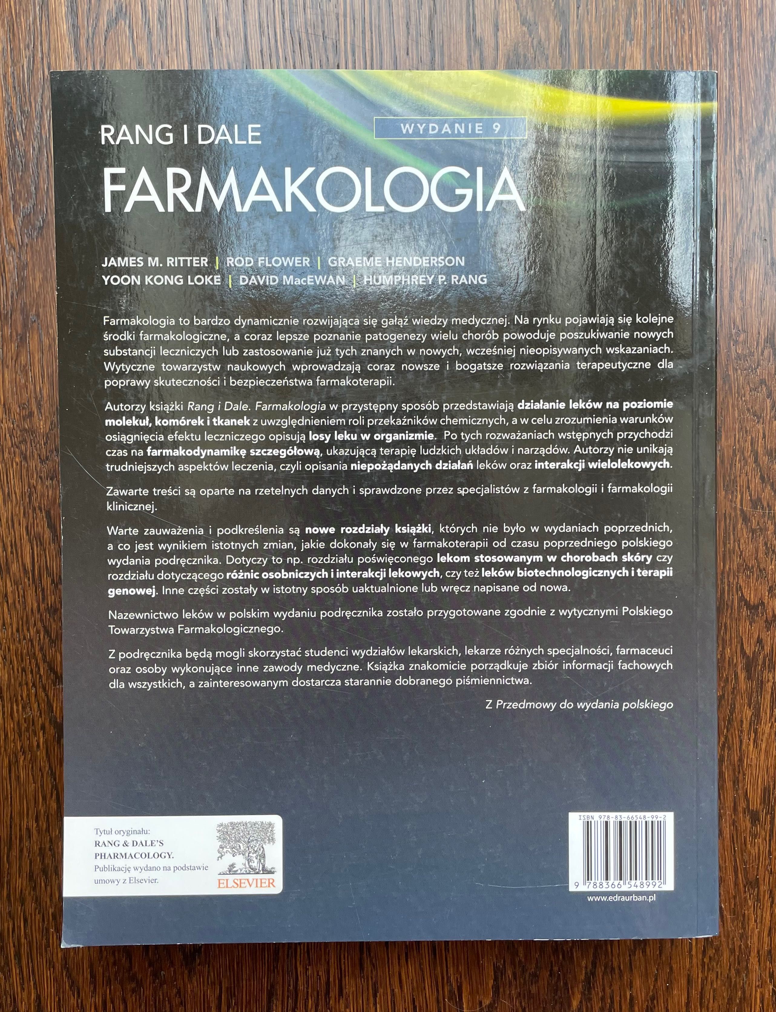 Farmakologia Rang i Dale. Wydanie 9