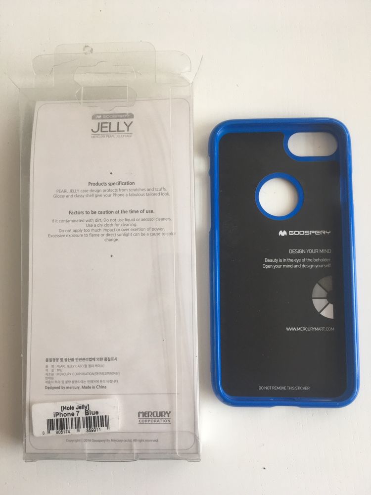 Etui case iphone 7 8 nowy blue