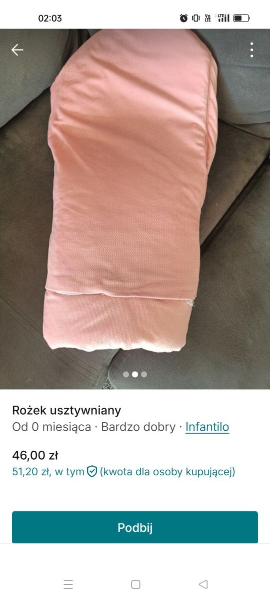 Rożek usztywniany