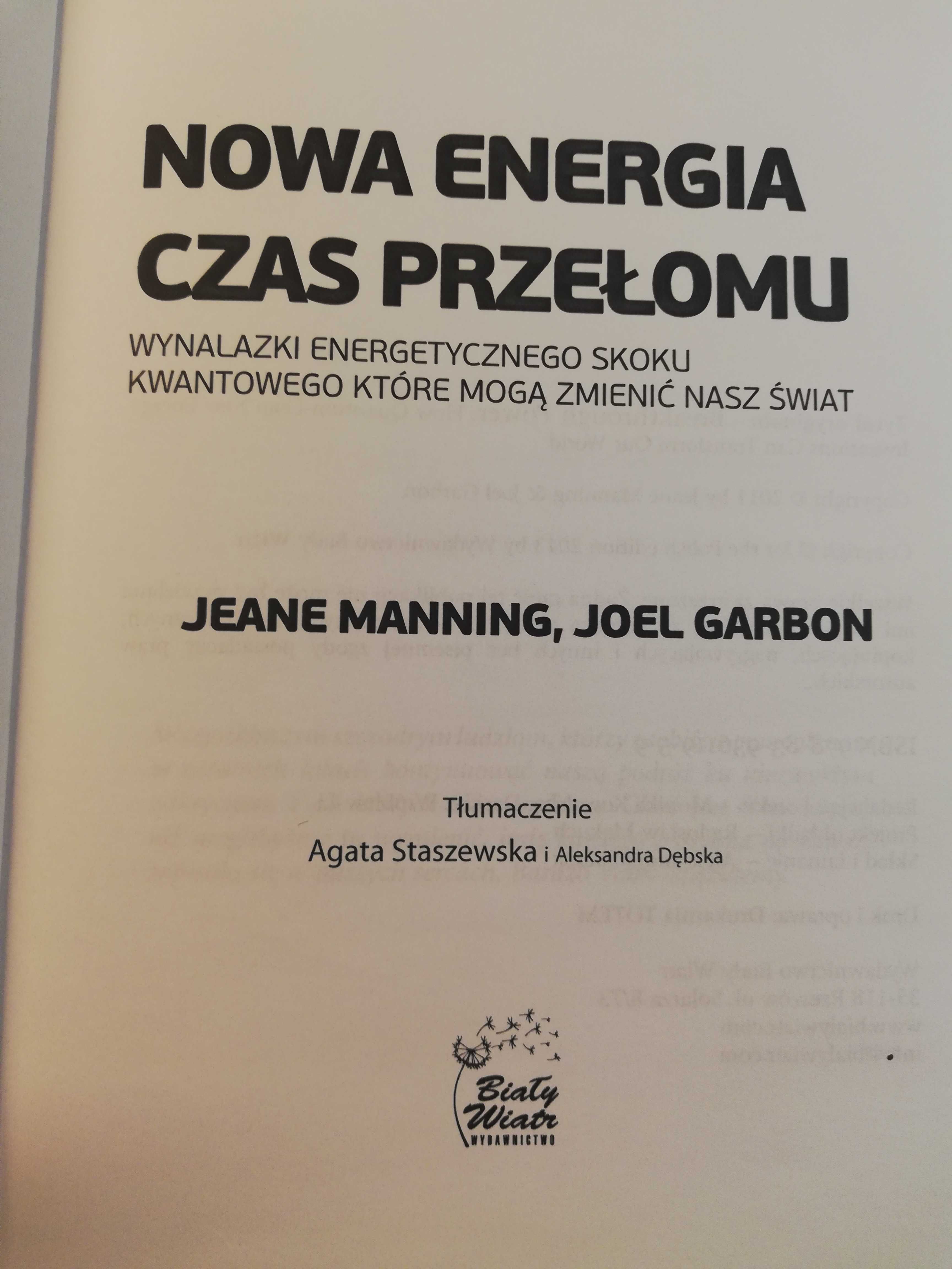 Nowa energia czas przełomu - Jeane Menning, Joel Garbon