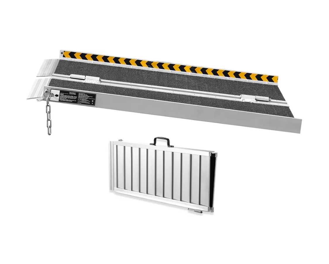 Składana Rampa wózków inwalidzkich 91cm przenośna aluminiowa progowa