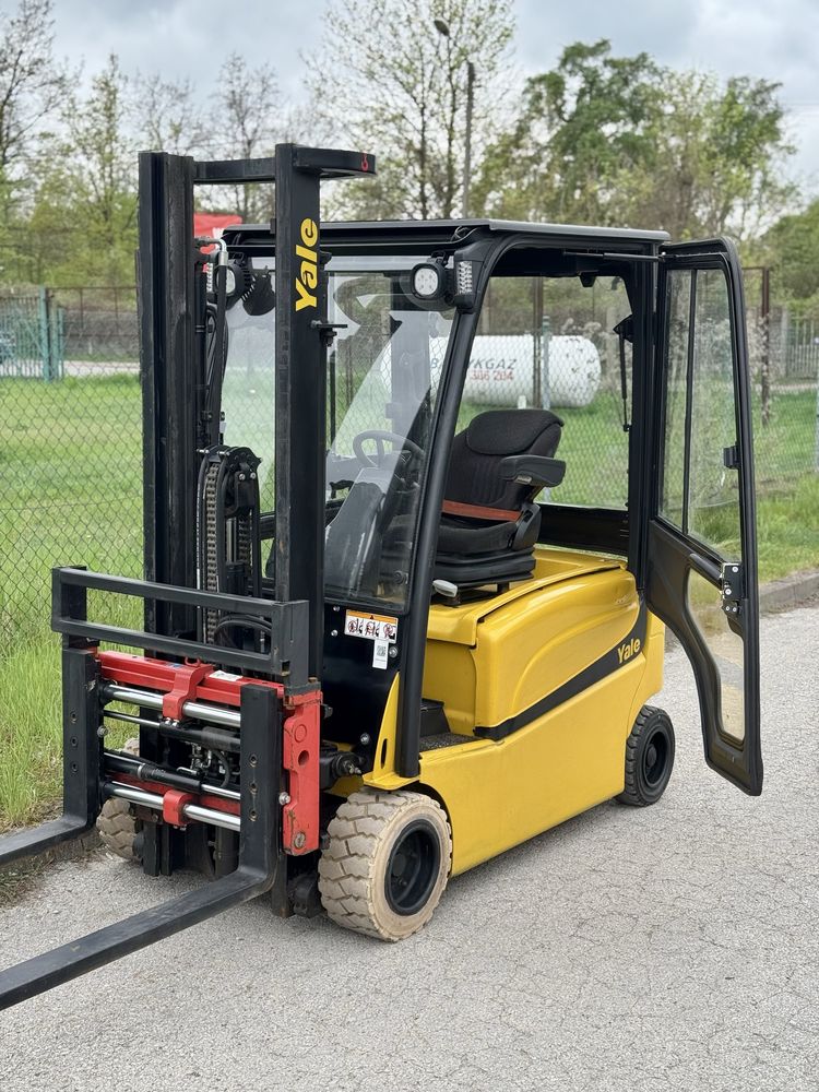 YALE [2016r] wózek widłowy 2000kg 4 sekcje ROZSUW WIDEŁ elektryczny