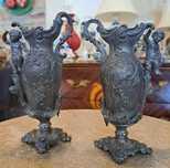 Par de jarras antigas art nouveau